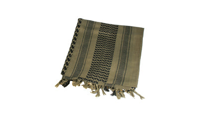 BLACKHAWK Cotton Tactical Shemagh Scarf, OD Green/Black 330005OD