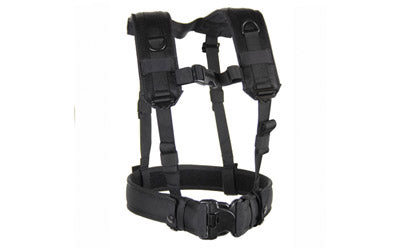 BLACKHAWK S.T.R.I.K.E. Military-Style Load Bearing Harness with Sternum Strap, Black 35LBS1BK