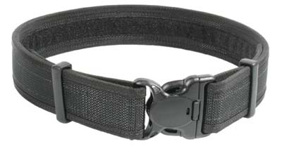 BLACKHAWK 2 Inch Medium Web Duty Belt with Hook and Loop Inner Surface, Black 44B4MDBK