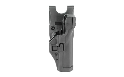 BLACKHAWK Right-Hand Level 3 SERPA Duty Holster for Glock 17/19/22/23/31/32, Matte Black 44H100BK-R