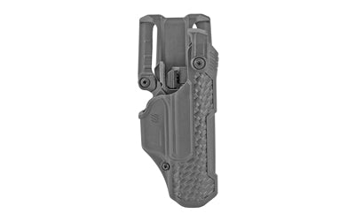 BLACKHAWK T-Series L3D Level 3 Duty Holster RH Glock 17/19/22/23/31/32/45/47 Black Basketweave 44N500BWR