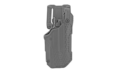 BLACKHAWK T-Series L3D Level 3 Duty Holster Right Hand Glock 17/22/31 TLR1/TLR2 Black Basketweave 44N600BWR
