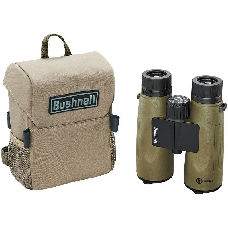 Bushnell Prime 12x50 FMC Waterproof Binoculars with Vault Pack Combo Green