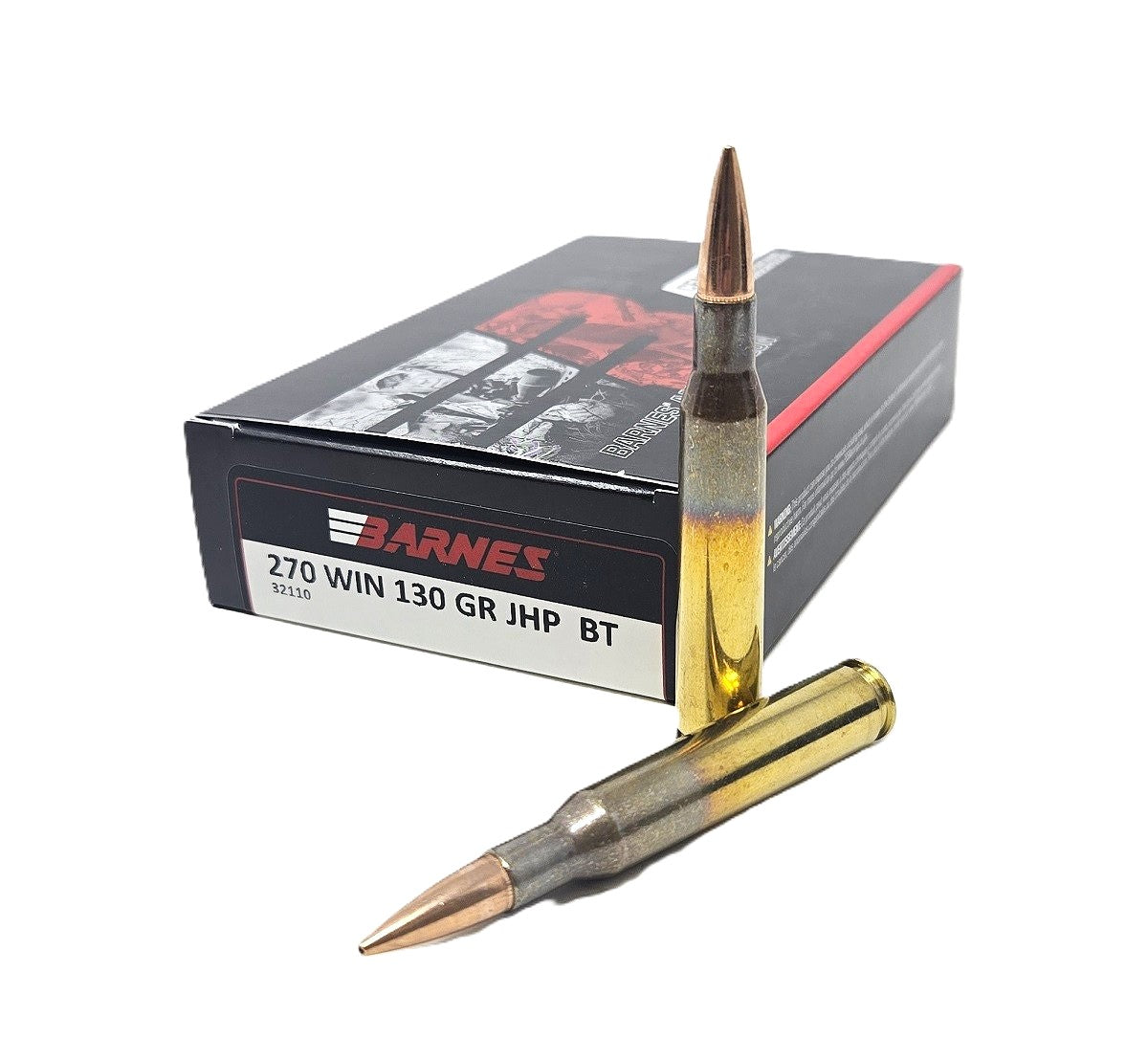 Barnes JHP Rifle .270 Winchester 130 grain Jacketed Hollow Point ammunition