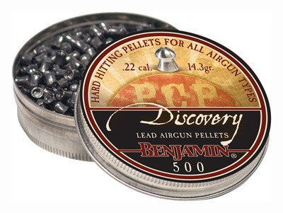 Benjamin .22 Caliber Hollow Point Lead Pellets 14.3gr 500 Count