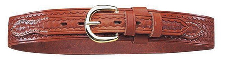 Bianchi B4 Ranger 42" Tan Basket Leather Belt with Brass Buckle