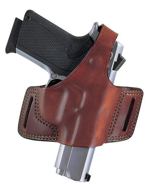 Bianchi Model 5 Black Widow Compact Belt Slide Holster Beretta 92FS 96 Vertec RH Plain Tan