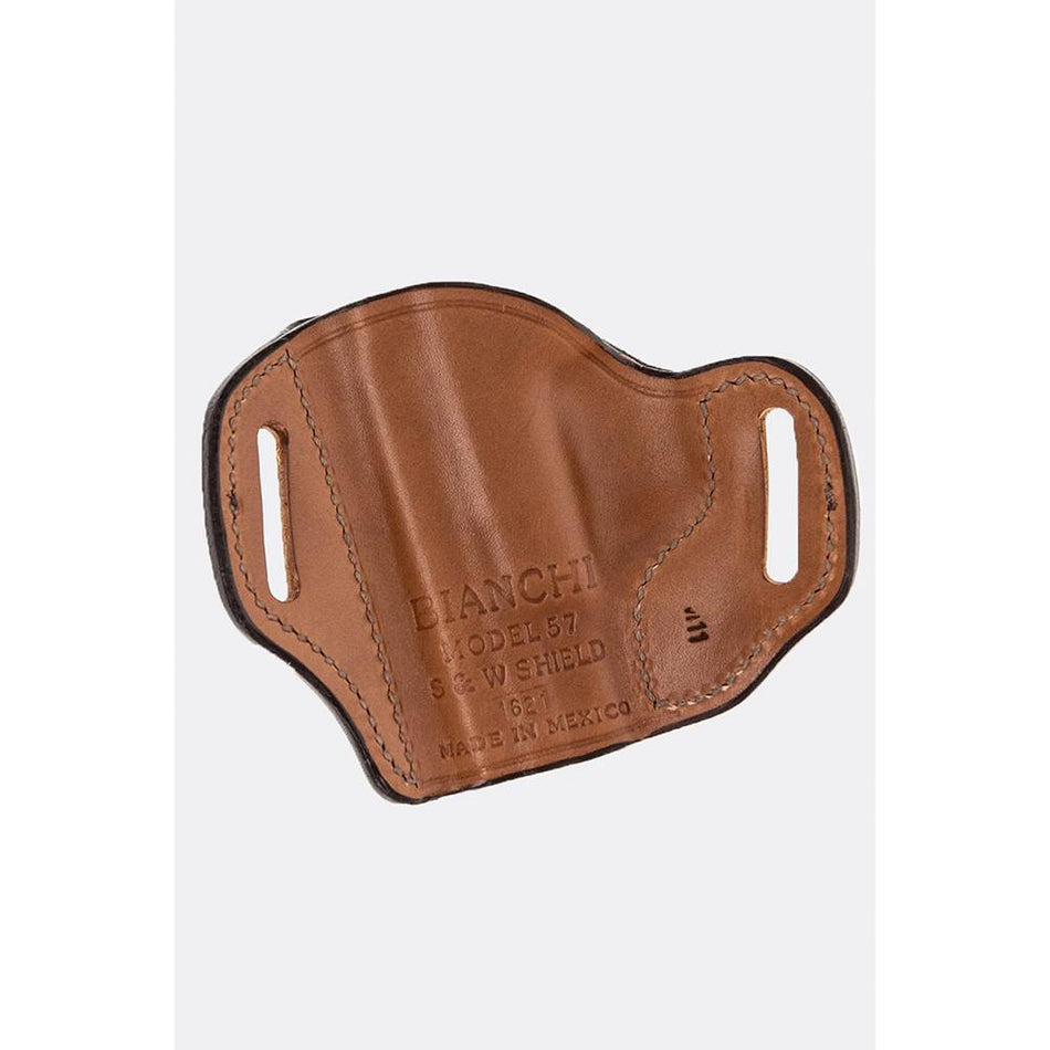 Bianchi Remedy Model 57 Open-Top Belt Holster Glock 19/23/32 Plain Tan Right Hand