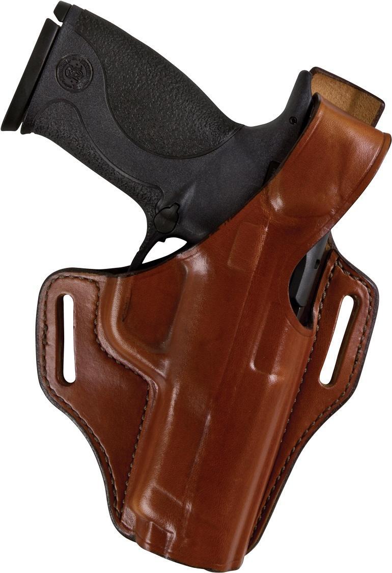 Bianchi Serpent Model 56 Plain Tan Thumb Snap Holster S&W 640 J Frame 2" RH