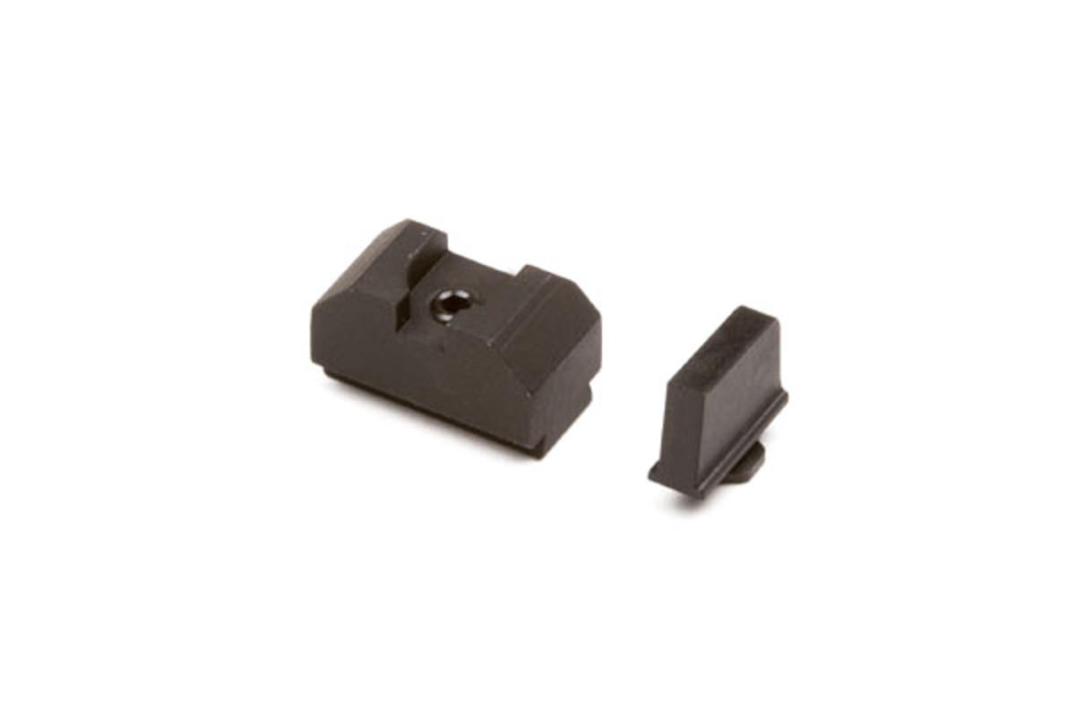 ZEV Technologies .300 Black Front Co-Witness Rear Iron Sight Set for Glock
