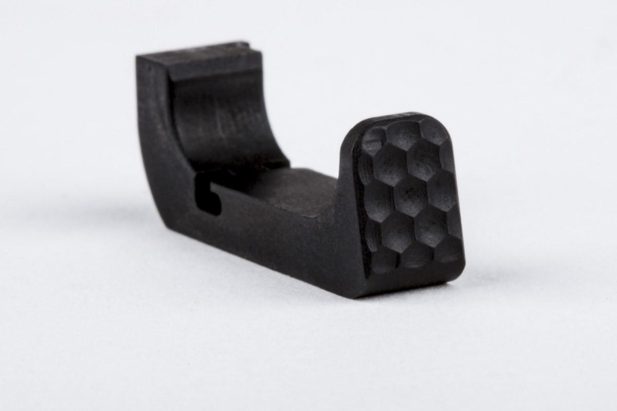 ZEV Gen 4 Small Frame Glock Drop-In Mag Release - Non-Slip Textured Black