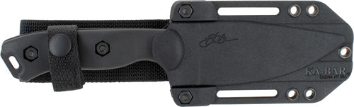 KA-BAR Becker Black Harpoon 4.5" Fixed Blade Knife & Celcon Sheath