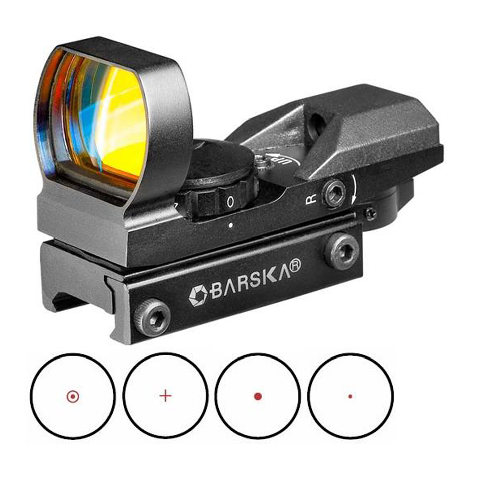 Barska Multi-Reticle Electronic Sight Multicoated Lens Multi-Rail Mount