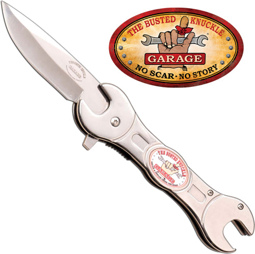 MC Busted Knuckle 3" Stainless Drop Point Pocket Knife