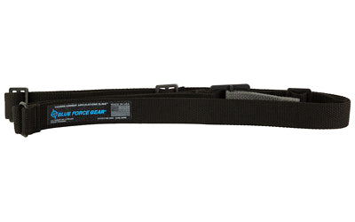 Blue Force Gear VCAS-125-OM-BK Vickers 2-Point Combat Sling, Metal Hardware, 1.25" Webbing, Black, 54"-64"