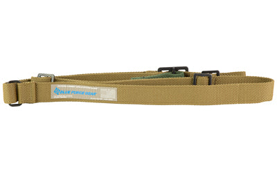 Blue Force Gear VCAS-125-OM-CB Vickers 2-Point Combat Sling, Metal Hardware, 1.25" Webbing, Coyote, 54"-64"