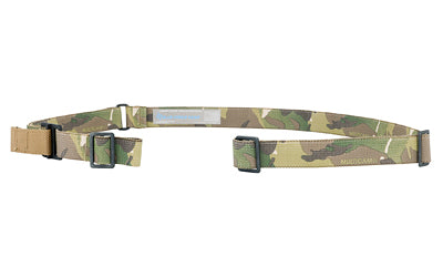 Blue Force Gear VCAS-125-OM-MC Vickers 2-Point Combat Sling, Metal Hardware, 1.25" Webbing, MultiCam, 54"-64"