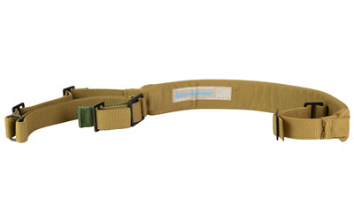Blue Force Gear VCAS-200-OM-CB Vickers 2-Point Padded Sling, Metal Hardware, 1.25" Webbing, Coyote, 54"-64"