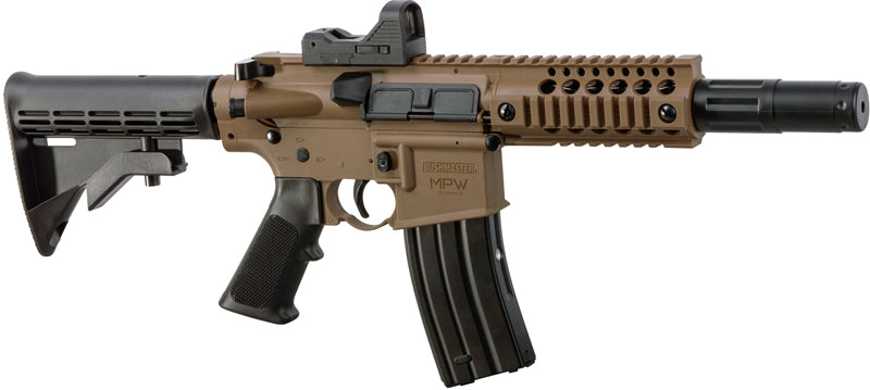 Crosman Bushmaster MPW CO2 Select Fire .177 Air Rifle Black FDE 25 Shot