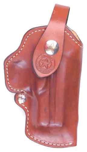 Bond Arms Right Hand Tan Leather Holster Belt Loop for Snake Slayer IV
