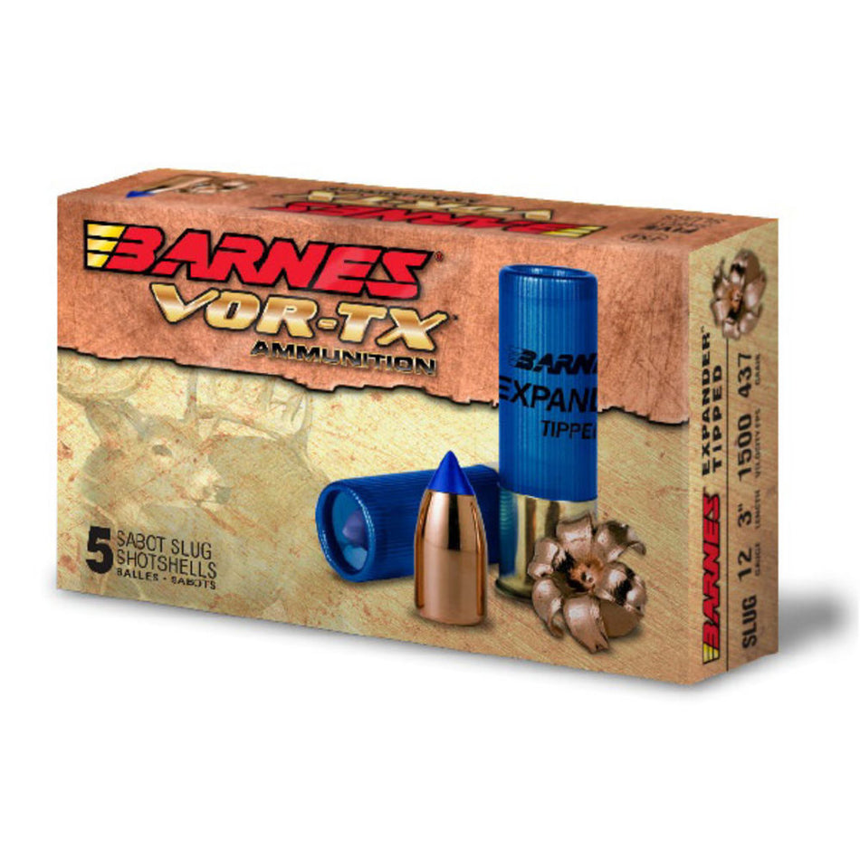 Barnes VOR-TX Expander Tipped Shotgun Ammo 20 Gauge 3 in 5/8 oz Slug