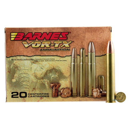 Barnes VOR-TX Safari .500 Nitro Express 570 grain TSX Flat Base ammunition