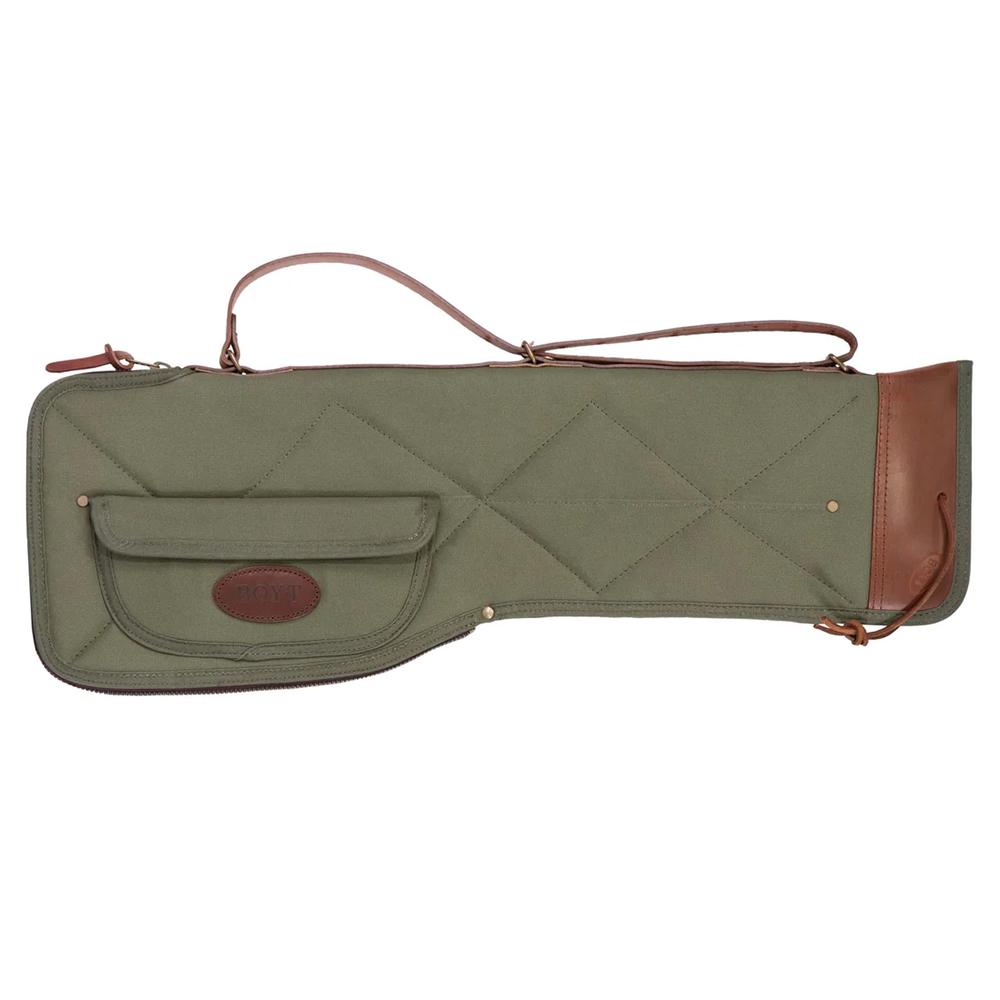 Boyt 34-Inch Signature Series Waxed Canvas Shotgun Takedown Case OD Green