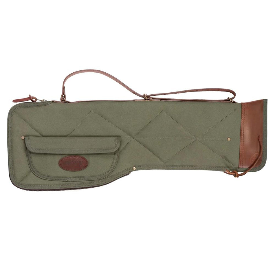 Boyt 34-Inch Signature Series Waxed Canvas Shotgun Takedown Case OD Green