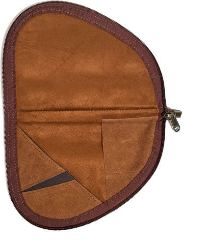 PALMETTO PISTOL CASE SMALL OX BLOOD-BROWN BUFFALO