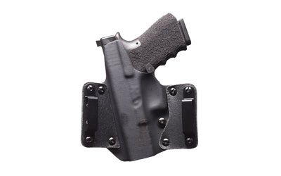BlackPoint Tactical 105928 Leather Wing OWB Holster, Sig P365, Right Hand, Black, 1.75" Metal Belt Loops