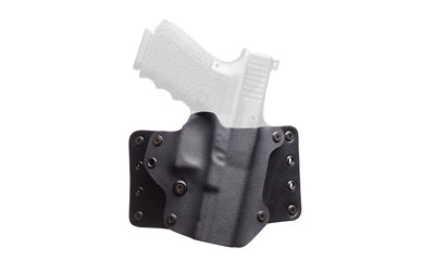 BlackPoint Tactical 170892 Leather Wing OWB Holster, Sig P365 AXG Legion, Right Hand, Black, 1.75" Metal Loops