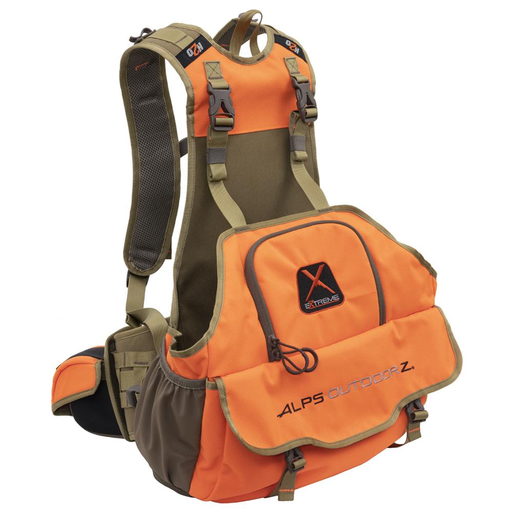 Alps Outdoorz Upland Game Vest X 2.0 Blaze Orange - Vented Back with Adjustable Belt