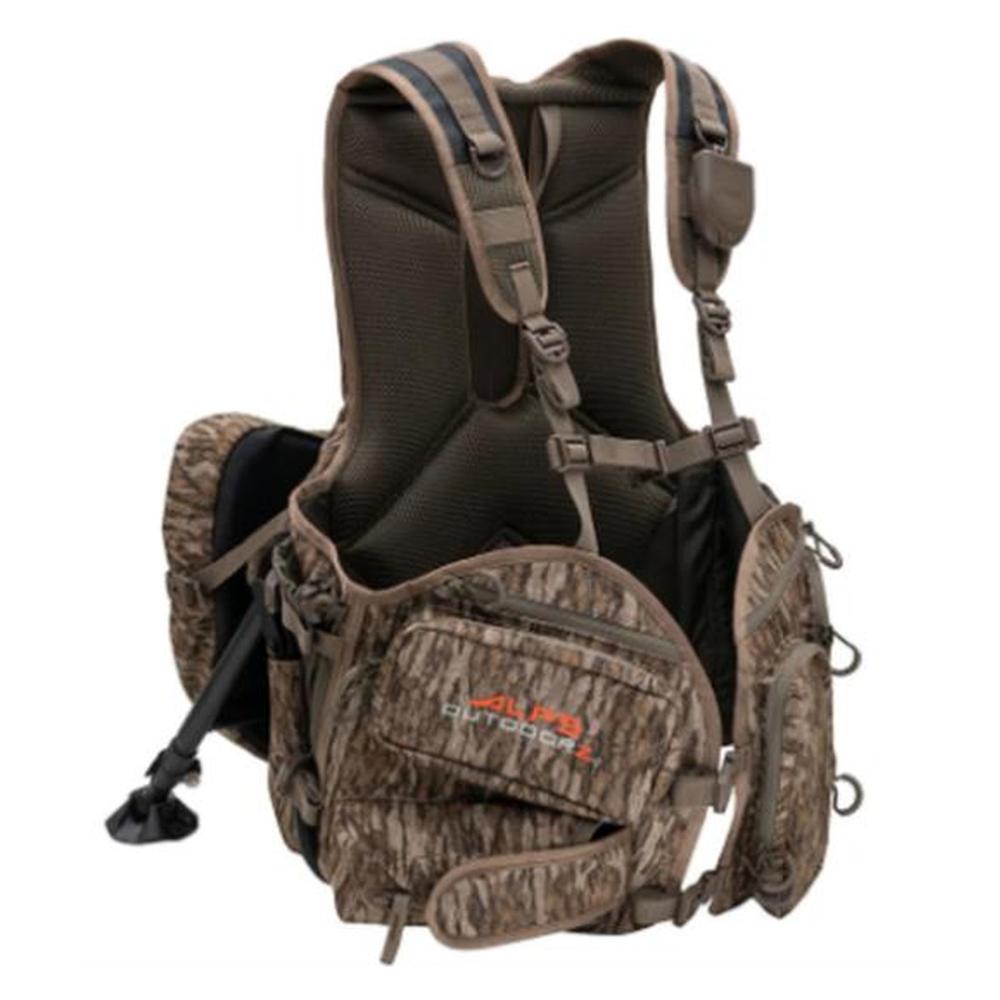 Alps Outdoorz Grand Slam Standard Turkey Vest Bottomland Camo with Kickstand Frame