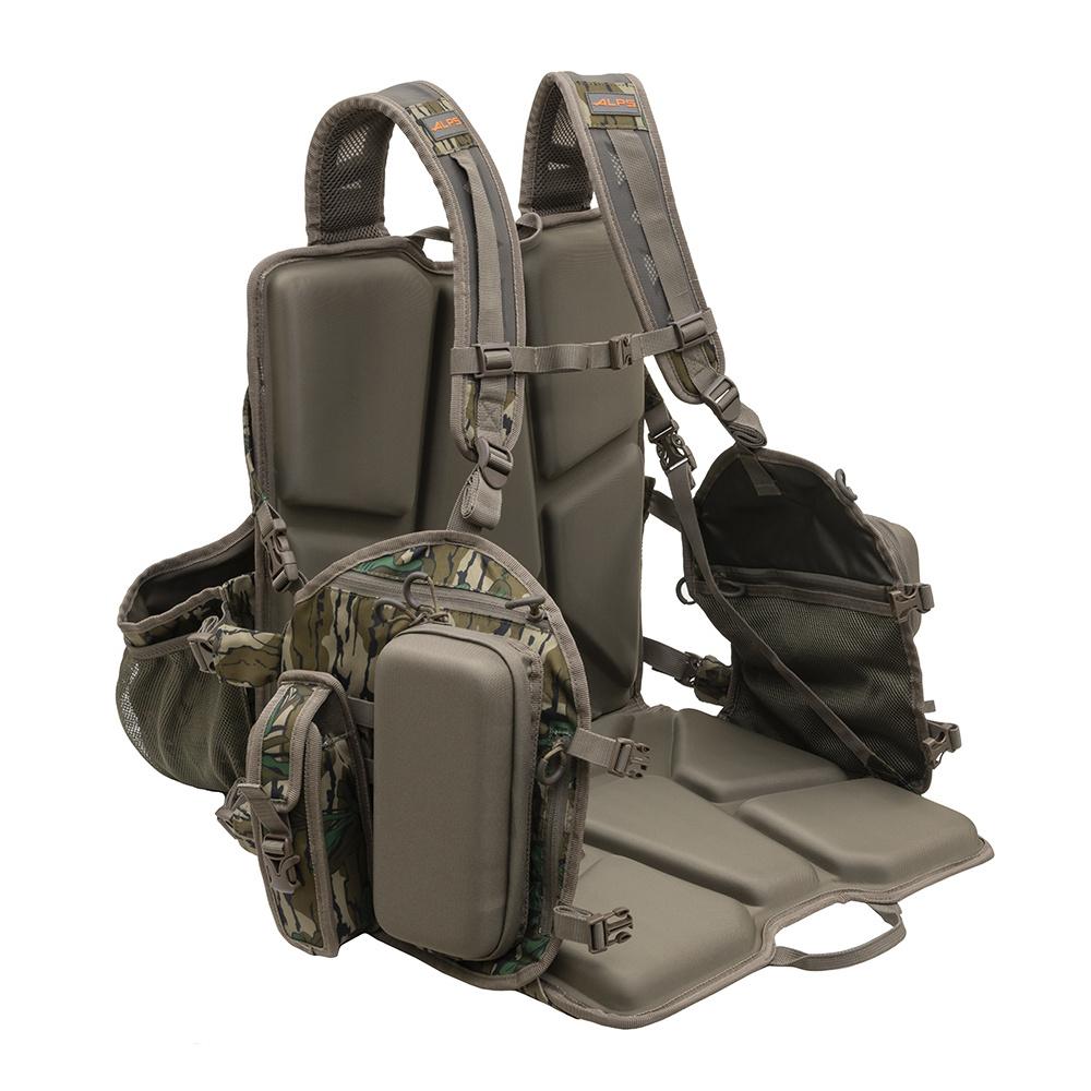 Alps Outdoorz Impact Pro Mossy Oak Greenleaf Turkey Vest with XL Game Bag