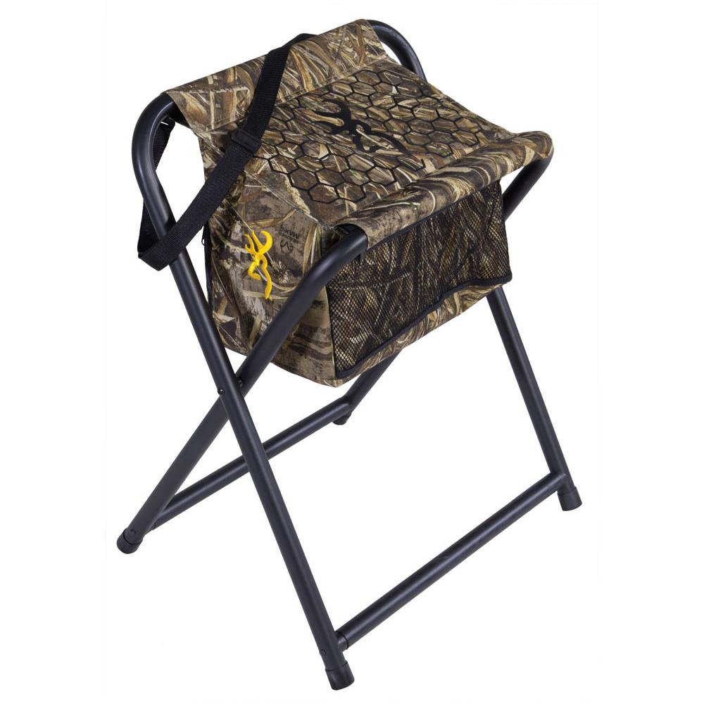 Browning SteadyReady Wide Angled Hunting Seat with Cooler Realtree MAX-5