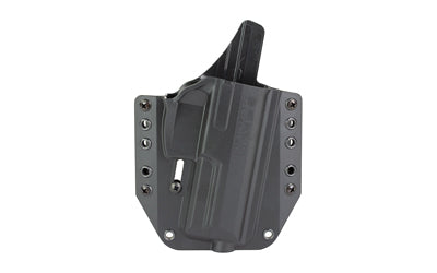 HK VP9/VP9 Tactical OWB Holster by Bravo Concealment BCA, Right Hand, Black Polymer, 1.5" Belt Loops