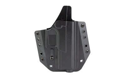 CZ P-10C OWB Holster by Bravo Concealment BCA, Right Hand, Black Polymer, 1.5" Belt Loops