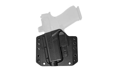 Bravo Concealment BCA Left Hand OWB Holster for Glock 43/43X/43X MOS, Polymer, Black