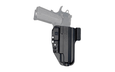 Bravo Concealment Torsion IWB Concealment Holster with Waistband Clips, 1911 Rail/No Rail, Right Hand, Black
