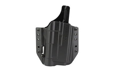 Bravo Concealment BCA Right Hand Light Bearing OWB Holster, Glock 17 Series w/TLR-1, Black