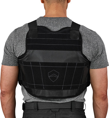 BulletSafe Black XX-Large Concealable Bulletproof Vest with CLS Armor