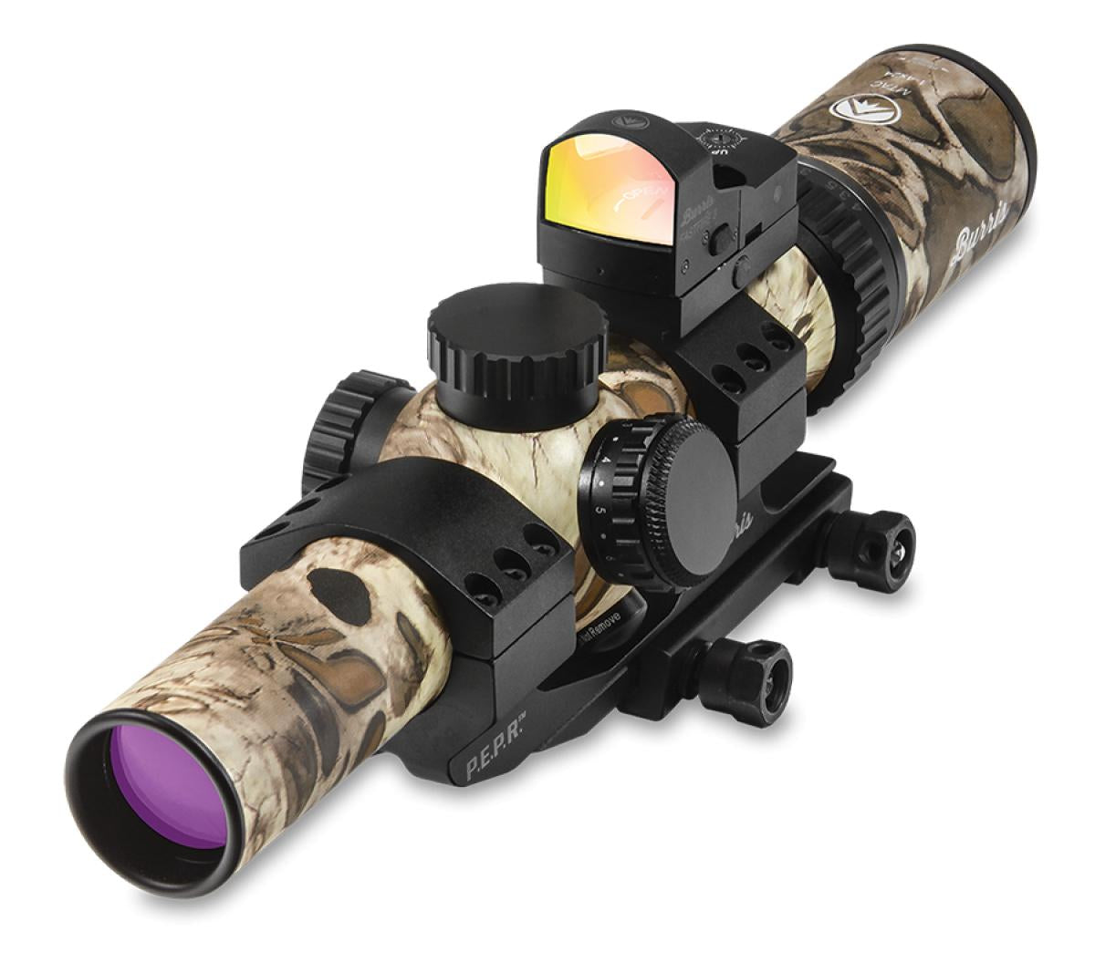 Burris MTAC 1-4x24mm Illum Ballistic AR Combo w/ FastFire III & PEPR Mount Prym1 Sandstorm