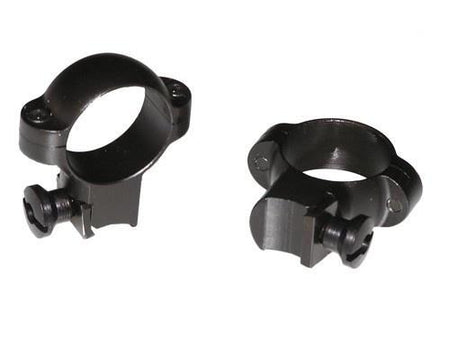 Burris Deluxe 1" High Solid Steel .22 Grooved Receiver Scope Rings - Matte