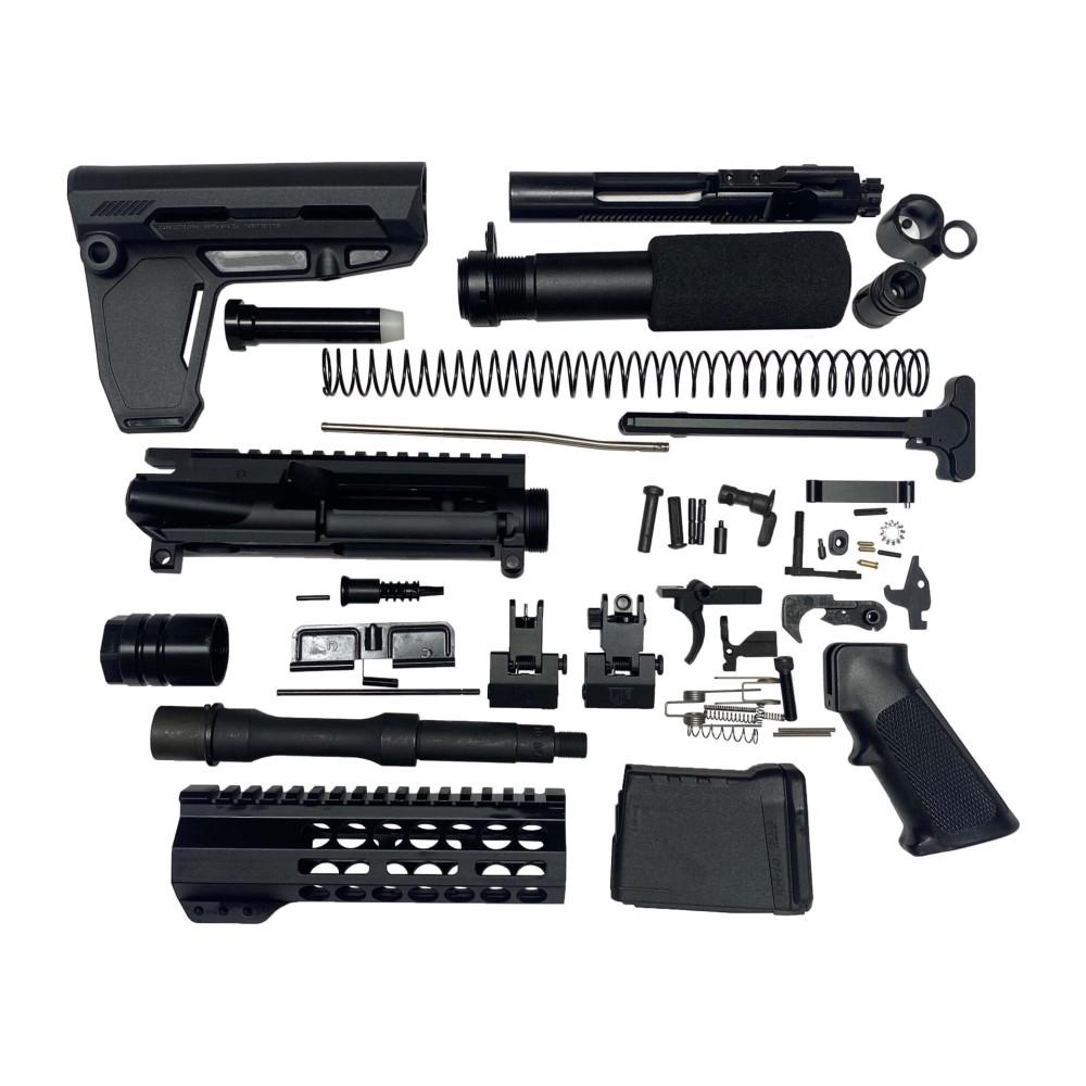 Bowden Tactical AR Pistol Build Kit 10" Handguard Upper & Lower Parts