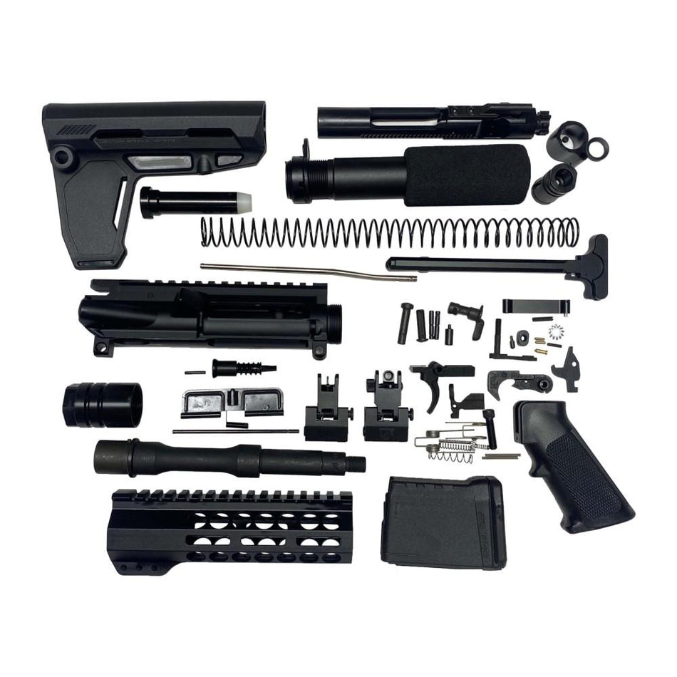 Bowden Tactical AR Pistol Build Kit 10" Handguard Upper & Lower Parts