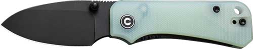 CIVIVI Baby Banter 2.34" Black Stonewash Blade Natural G10 Linerlock Knife