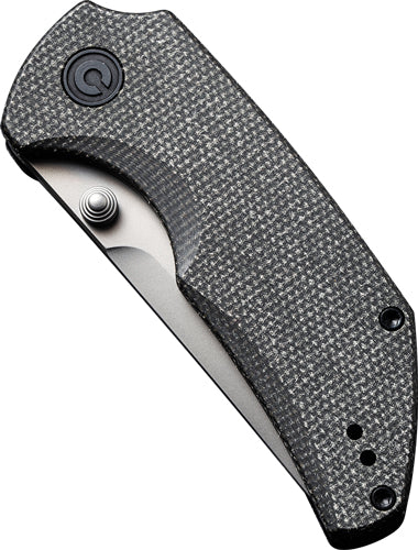 CIVIVI Thug 2 Dark Green Micarta Handle 2.69" Silver Blade Folding Knife