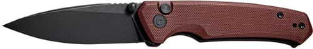 CIVIVI Altus 2.97" Black Stonewash Blade Burgundy G10 Folding Knife