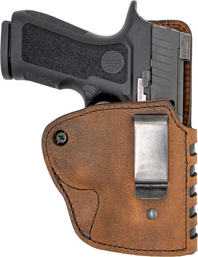 Versacarry RH IWB Compound Kydex/Leather Holster for SIG P365 Brown