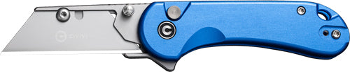 CIVIVI Elementum Blue Handle 2.26" Utility Folding Knife with 3 Blades
